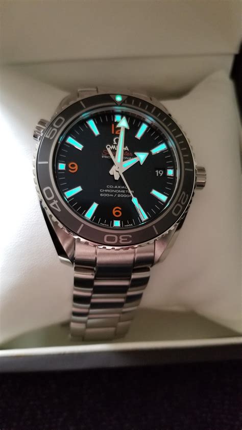 omega planet ocean 8500 42mm price|planet ocean orange bezel.